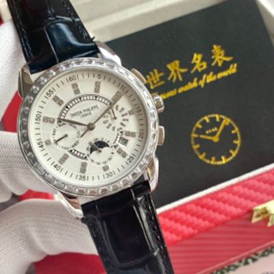  PATEK PHILIPPE   9100 Automatic Movement Belt Style White 42mm Watch